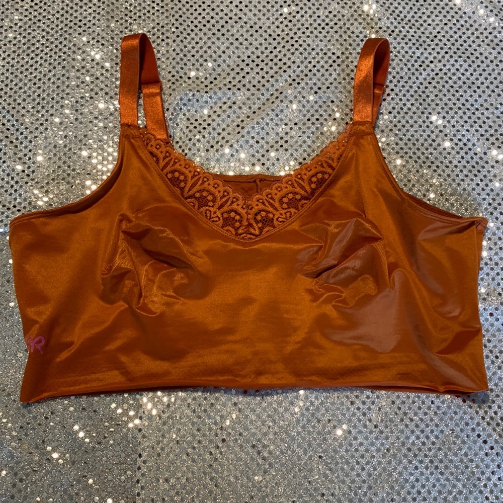 Ruby Ribbon Diva Lace Demiette - Gingersnap